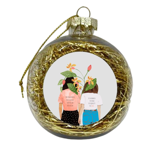 Motto - xmas bauble by Uma Prabhakar Gokhale