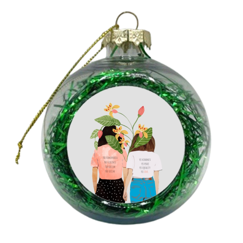 Motto - xmas bauble by Uma Prabhakar Gokhale