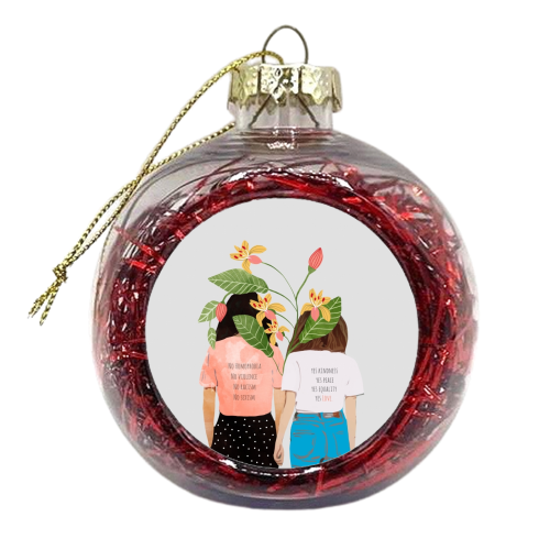 Motto - xmas bauble by Uma Prabhakar Gokhale
