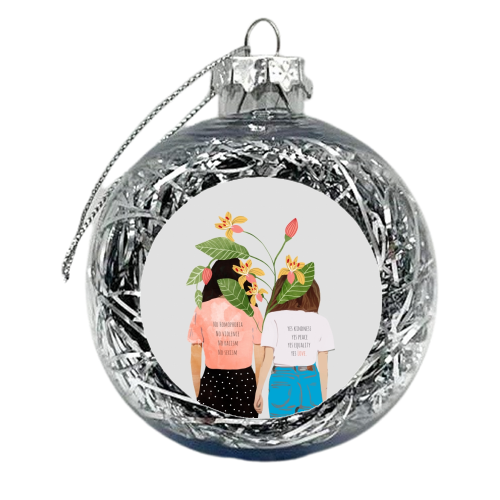 Motto - xmas bauble by Uma Prabhakar Gokhale