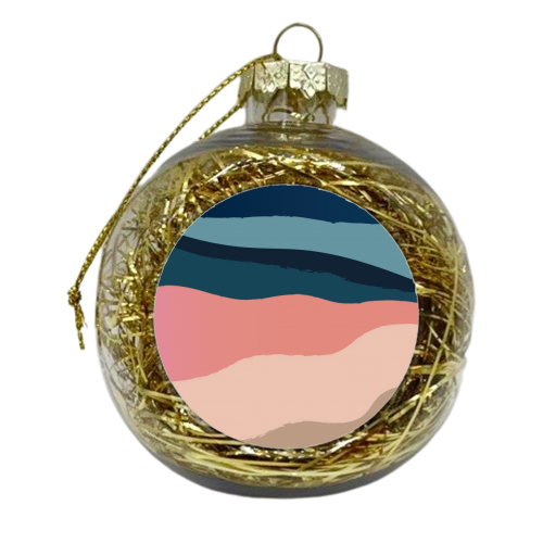 Mountain Range - xmas bauble by The Native State