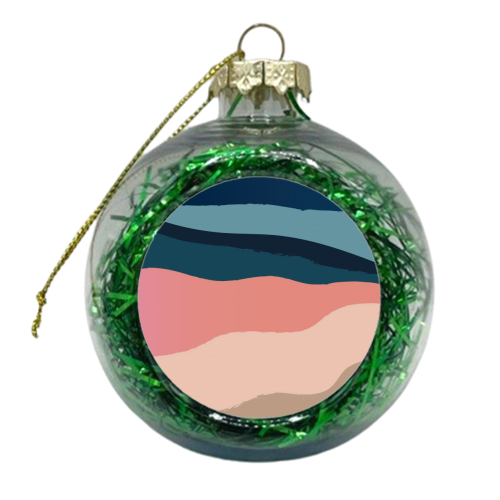 Mountain Range - xmas bauble by The Native State
