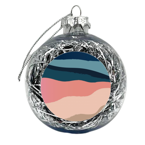 Mountain Range - xmas bauble by The Native State