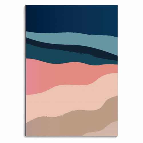 Mountain Range - personalised A4, A5, A6 notebook by The Native State