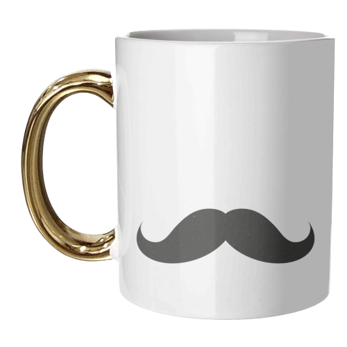 Moustache - unique mug by Alexander Jackson
