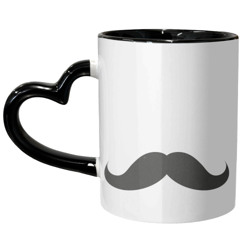 Moustache - unique mug by Alexander Jackson