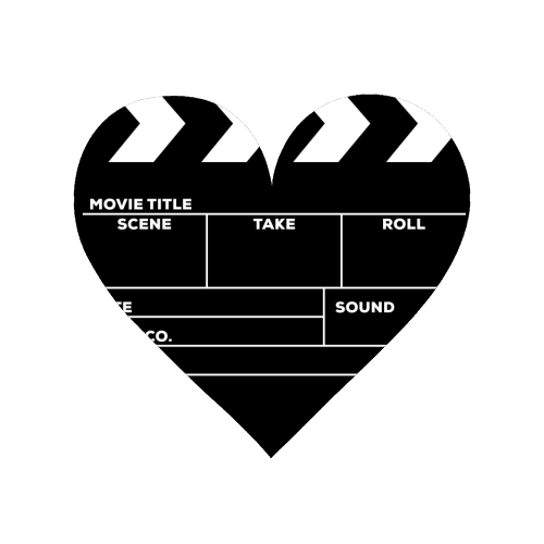 Movies Director Filmmaker Movie Slate Film Slate Clapperboard Black White - Magnet by Art Heart Home and Fashion