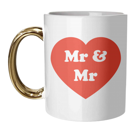 Mr & Mr - unique mug by Adam Regester