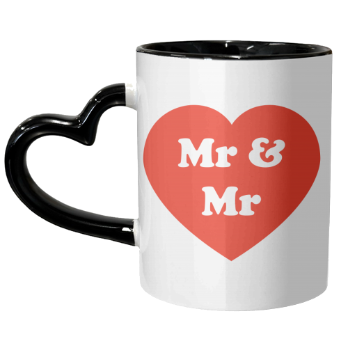 Mr & Mr - unique mug by Adam Regester