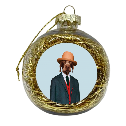 Mr. Postman - xmas bauble by Francesca Miele