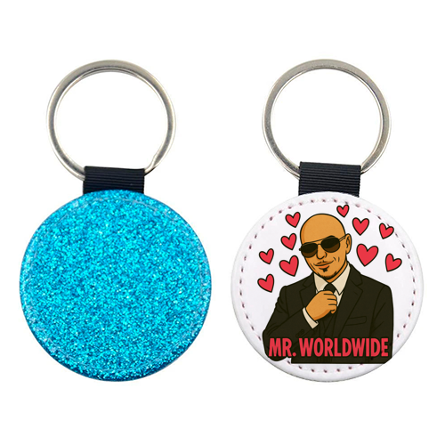 Mr. Worldwide - keyring by Ms Doodle