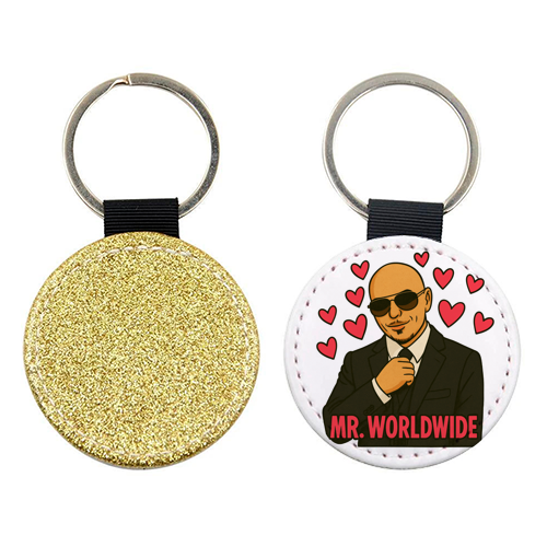 Mr. Worldwide - keyring by Ms Doodle