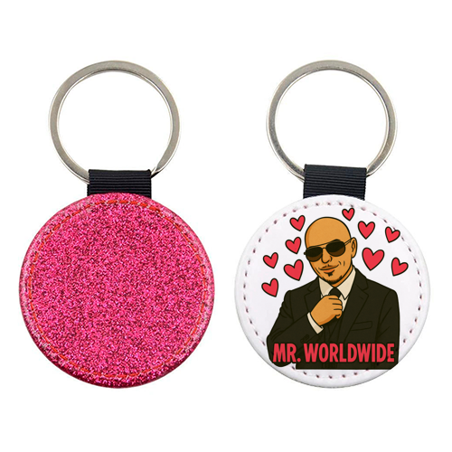 Mr. Worldwide - keyring by Ms Doodle