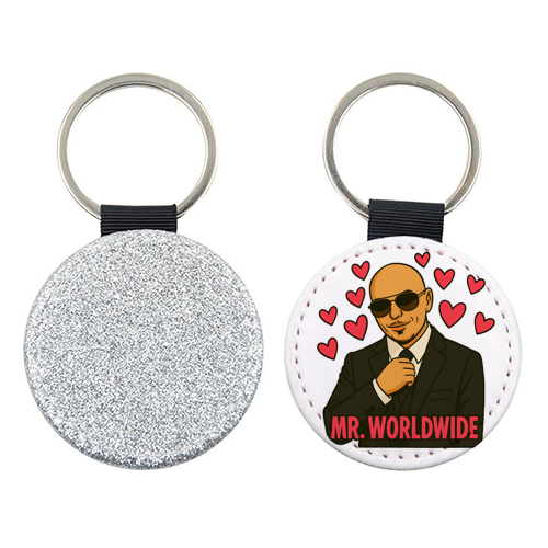 Mr. Worldwide - keyring by Ms Doodle