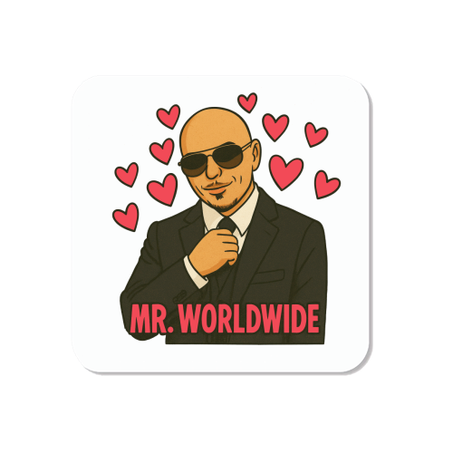 Mr. Worldwide - Magnet by Ms Doodle