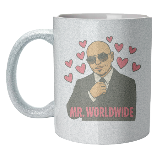 Mr. Worldwide - unique mug by Ms Doodle