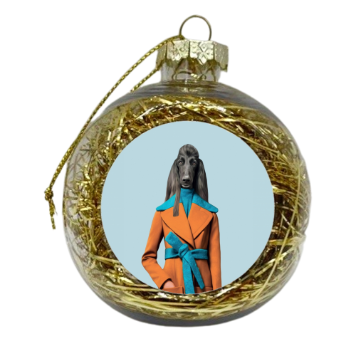 Mrs. Mustard - xmas bauble by Francesca Miele
