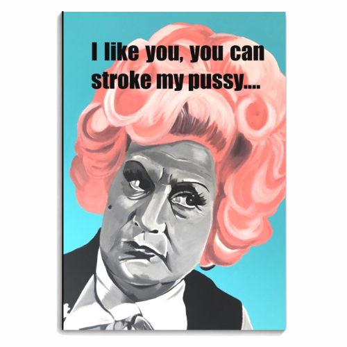 Mrs Slocombe, are you being served - personalised A4, A5, A6 notebook by Kirstie Taylor