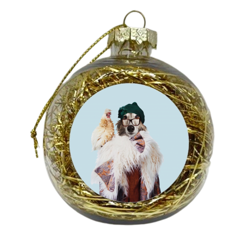 Mrs. Valentine - xmas bauble by Francesca Miele