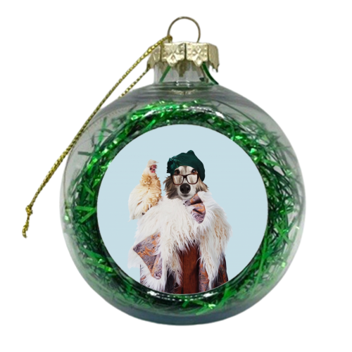 Mrs. Valentine - xmas bauble by Francesca Miele