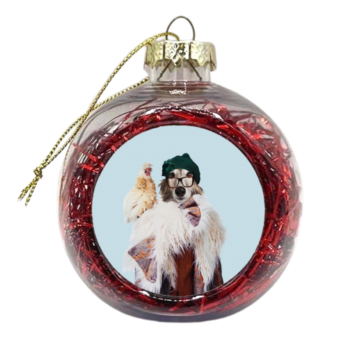Mrs. Valentine - xmas bauble by Francesca Miele