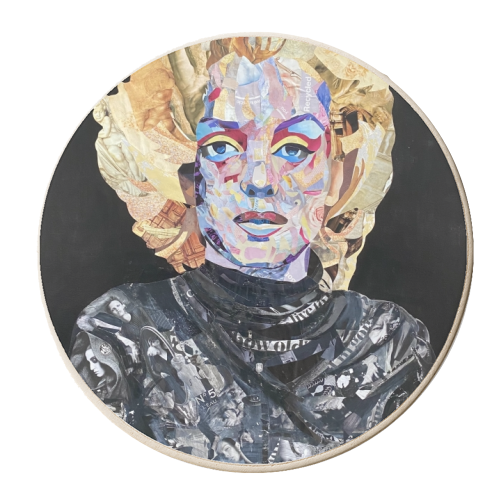 Ms Monroe - personalised beer coaster by Kirstie Taylor