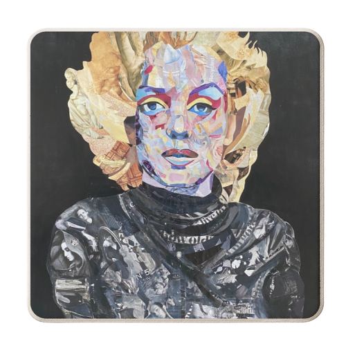 Ms Monroe - personalised beer coaster by Kirstie Taylor