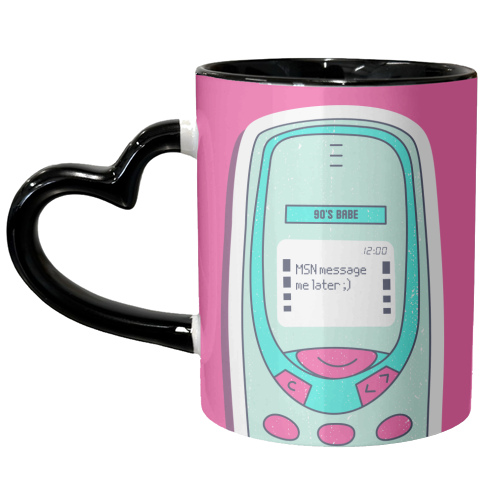MSN Messenger 90s Babe - unique mug by Lilly Rose