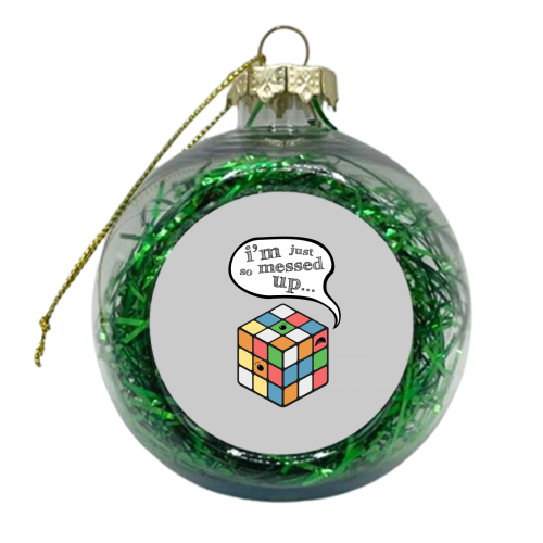 Muddled - xmas bauble by petegrev