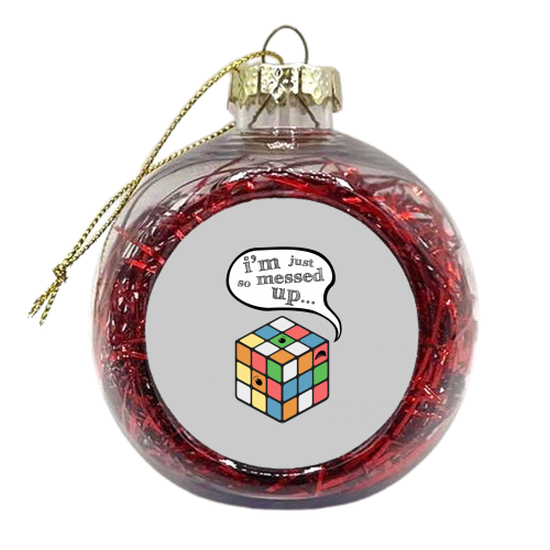 Muddled - xmas bauble by petegrev