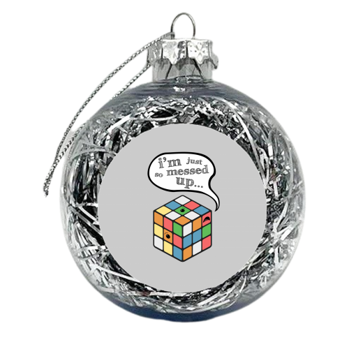 Muddled - xmas bauble by petegrev