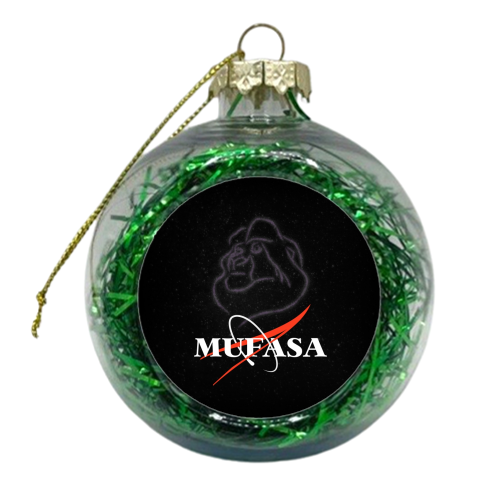 Mufasa in the stars - xmas bauble by Alex Ashton