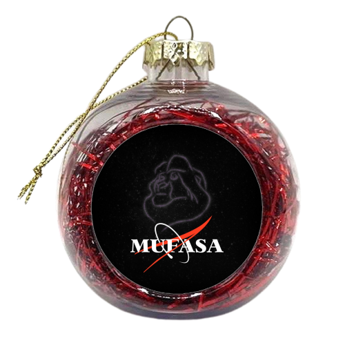 Mufasa in the stars - xmas bauble by Alex Ashton