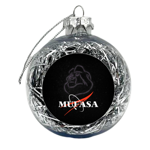 Mufasa in the stars - xmas bauble by Alex Ashton