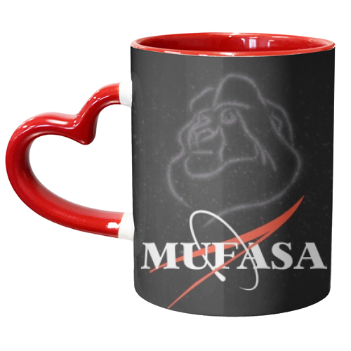 Mufasa in the stars - unique mug by Alex Ashton