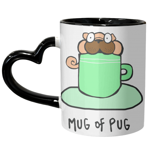 Mug of Pug - unique mug by Emma Donovan