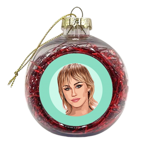 Mullet Hairstyle - xmas bauble by DOLLY WOLFE