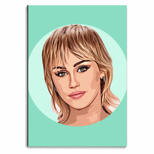 Mullet Hairstyle - personalised A4, A5, A6 notebook by DOLLY WOLFE