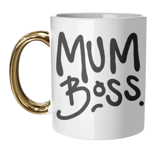 Mum Boss - unique mug by Emma Donovan