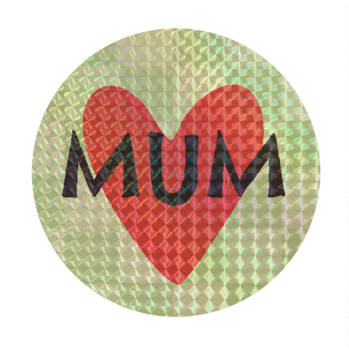 Mum Giftware - Circle Sticker by AbiGoLucky