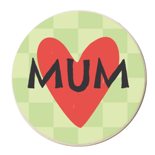 Mum Giftware - personalised beer coaster by AbiGoLucky