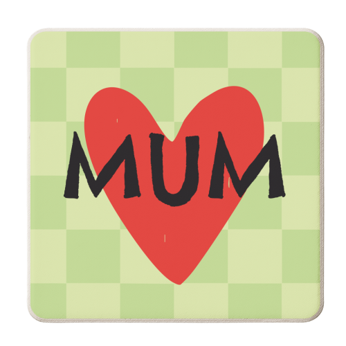 Mum Giftware - personalised beer coaster by AbiGoLucky