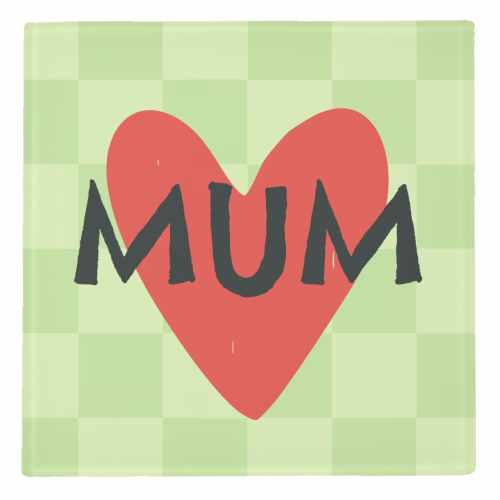 Mum Giftware - personalised beer coaster by AbiGoLucky