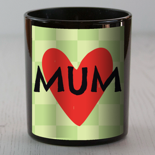 Mum Giftware - scented candle by AbiGoLucky