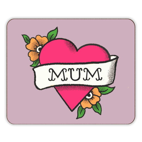 Mum tattoo - designer placemat by The Queer Store