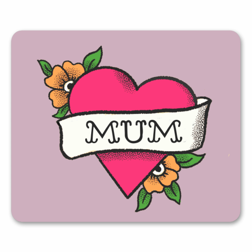 Mum tattoo - mouse mat by The Queer Store