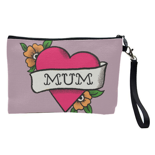 Mum tattoo - pretty makeup bag by The Queer Store