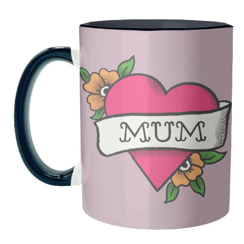 Mum tattoo - unique mug by The Queer Store