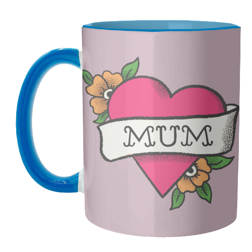 Mum tattoo - unique mug by The Queer Store