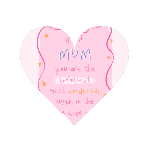 Mum You Are The Loveliest - Cute Bow Mother's Day / Birthday Art - Magnet by By Honey Studios